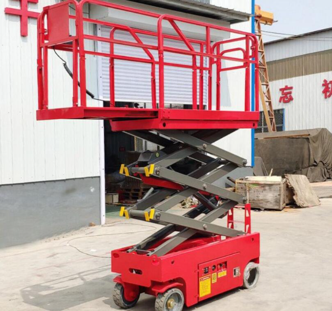 金银川路街道移动剪叉式升降机